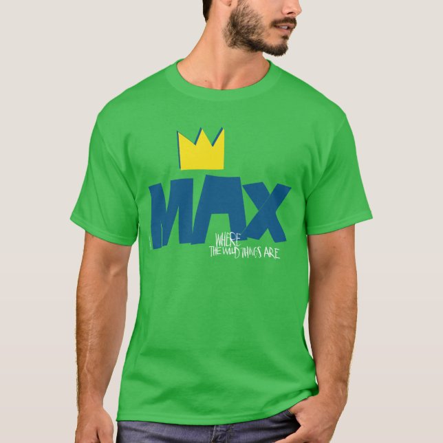 Camiseta Onde Vivem os Monstros | Max e Coroa (Frente)