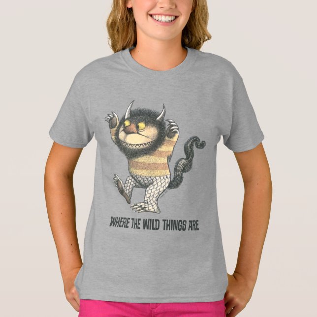 Camiseta Onde Vivem os Monstros | Monstro Selvagem (Frente)