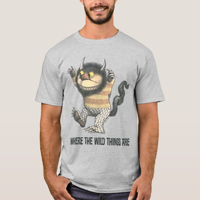 Camiseta Onde Vivem os Monstros | Monstro Selvagem (Frente)