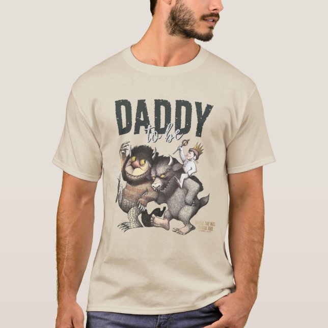 Camiseta Onde Vivem os Monstros | Papai Em Breve (Frente)