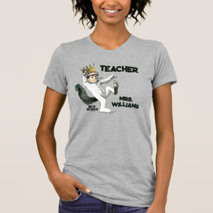 Camiseta Onde Vivem os Monstros Professor