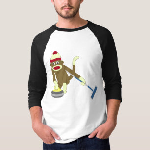 Camiseta Ondulação olímpica do macaco da peúga