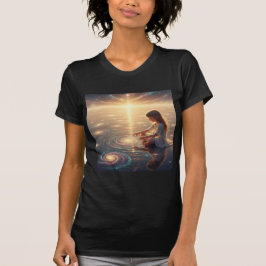 Camiseta Ondulações da Criação – Criança Interior da Luz Có