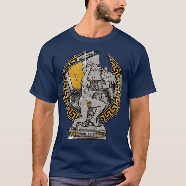 Camiseta One Beer - Equipe de Bebida EUA (Frente)