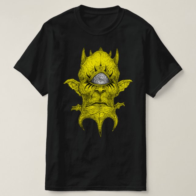 Camiseta one god, one vision - yellow (Frente do Design)