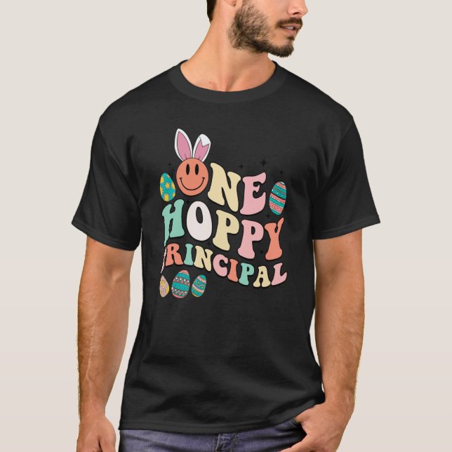 Camiseta One Hoppy Principal Happy Easter Day Principal Bun (Frente)
