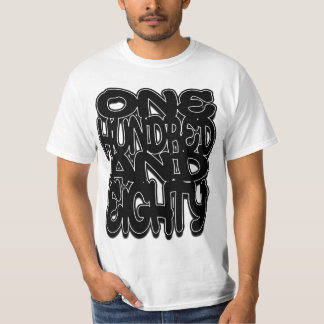 Camiseta One Hundred and Eighty