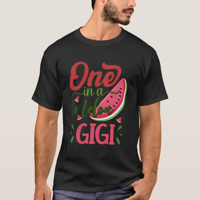Camiseta One In A Melon Gigi Watermelon Family Bday Py (Frente)