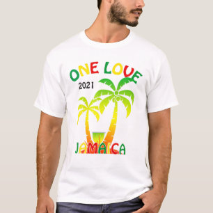 Camiseta One Love Jamaica 2021 Matching Friends Vacation