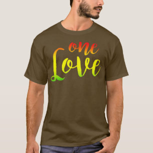 Camiseta One Love Rasta Reggae Roots Clothing Sem guerra