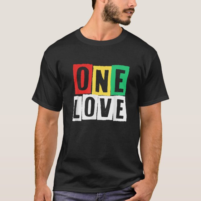 Camiseta One Love Rasta Reggae Summer Jamaica Prioridade V (Frente)