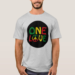 Camiseta One Love, Reggae design