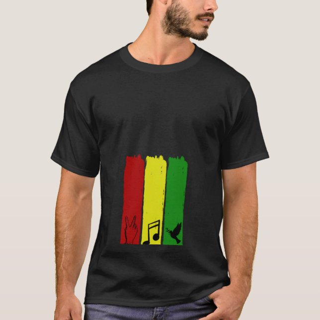 Camiseta One Love Reggae Music (Frente)