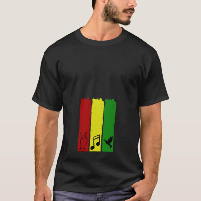 Camiseta One Love Reggae Music (Frente)