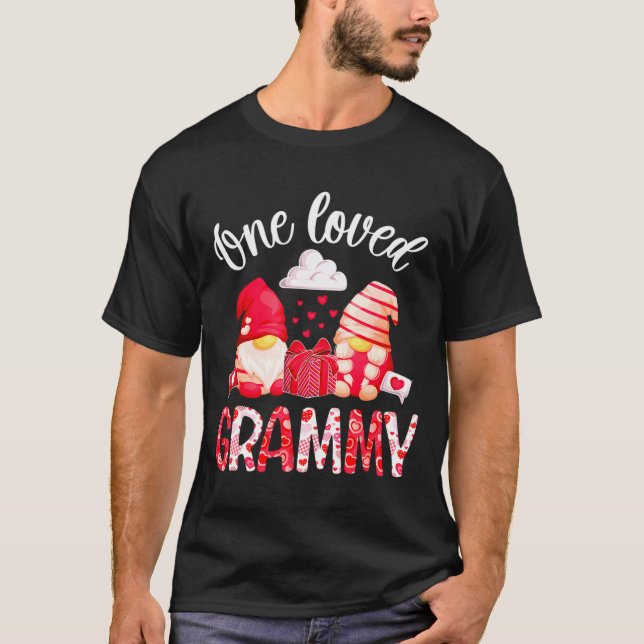 Camiseta One Loved Grammy Valentine Grammy Grandma Valentin (Frente)