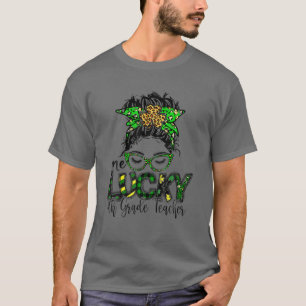 Camiseta One Lucky 8Th Grade Teacher St Patrick Day Teacher