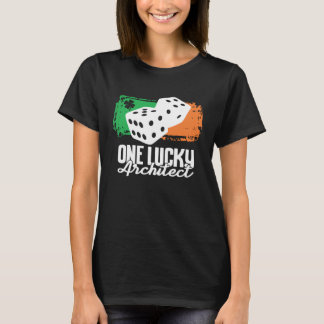 Camiseta One Lucky Architect Dice Game Family Group Matchi
