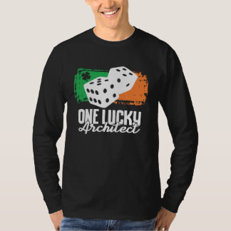 Camiseta One Lucky Architect Dice Game Family Group Matchi