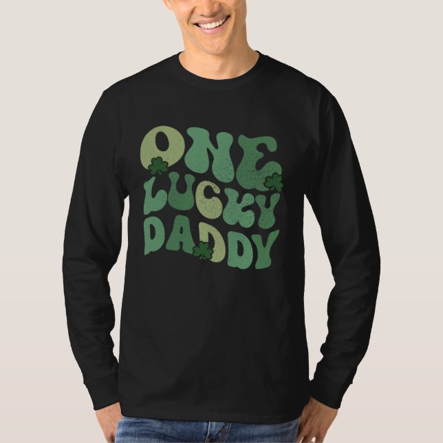 Camiseta One Lucky Dad Matching St Patricks Day (Frente)