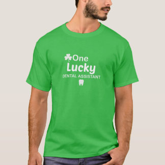 Camiseta One Lucky Dental Assistant,St Patrick's Dental