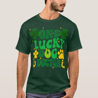 Camiseta one lucky dog doctor