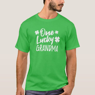 Camiseta One Lucky Grandma St. Patrick's Day Matching Pajam