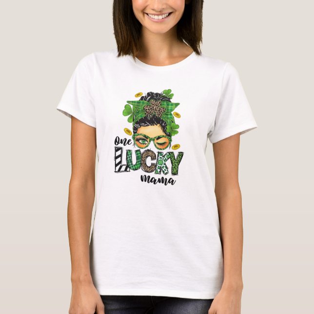 Camiseta One Lucky Mama (Frente)