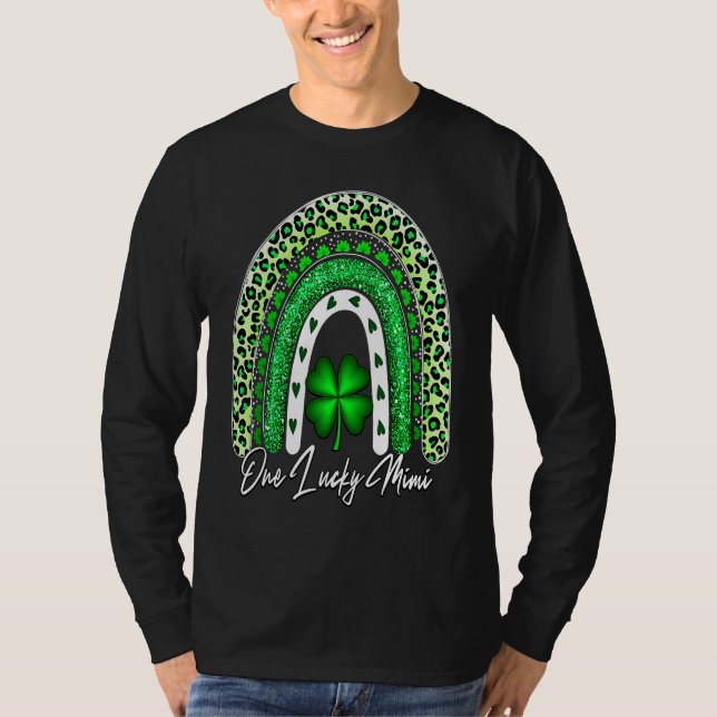 Camiseta One Lucky Mimi Matching Family St Patricks Day Mim (Frente)