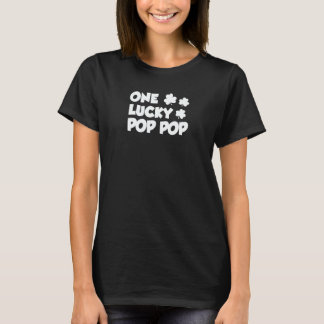 Camiseta One Lucky Pop Pop Grandpa Shamrock St Patricks Day
