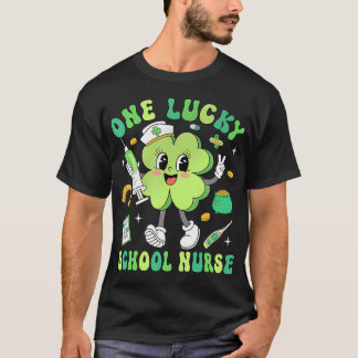 Camiseta One Lucky School Nurse St Patrick's Day Spirit Sha