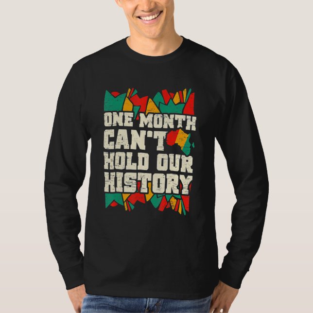 Camiseta One Month Can't Hold Our History African Teacher B (Frente)