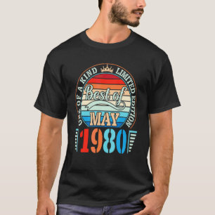 Camiseta One Of A Kind Ltd Edition Best Of Maio 1980 Birthd