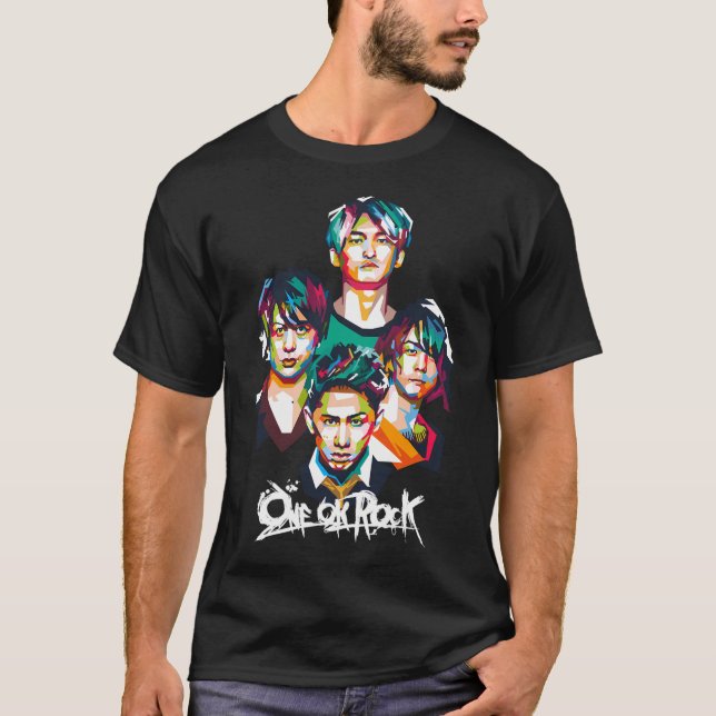 Camiseta One Ok Rock Pop Art (Frente)