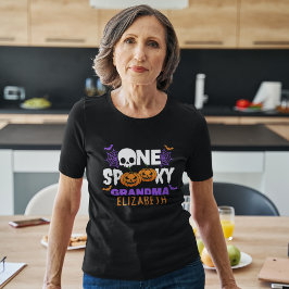 Camiseta One Spooky Grandma, Fun Halloween Family