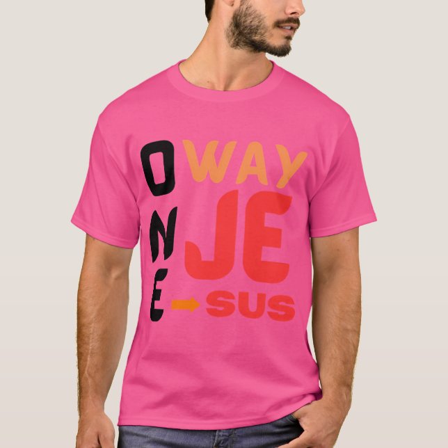 Camiseta One Way Jesus (Frente)