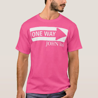 Camiseta One Way John 146 Jesus Christian Christmas