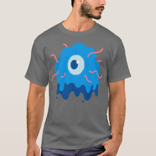 Camiseta OneEyed Melty Cloud Monster With Worms