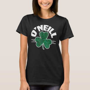 Camiseta Oneill Dia de São Patrício Irish Funny Name Shamro