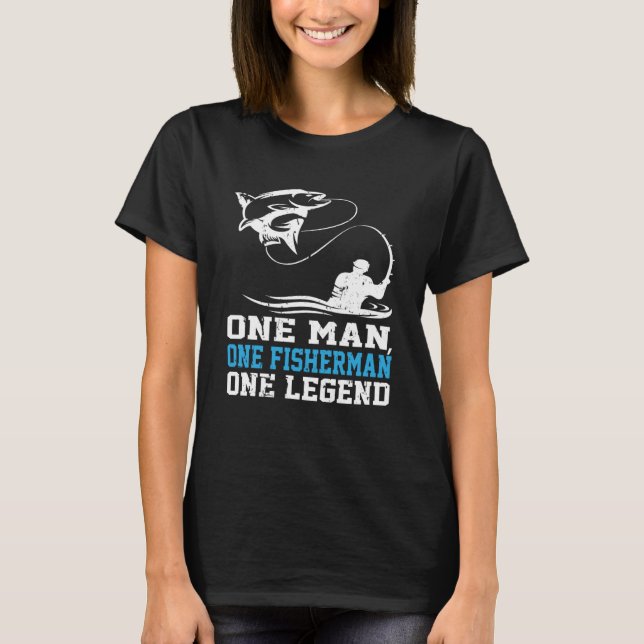 Camiseta Oneman One Fish One Legend Catching Line Hook (Frente)