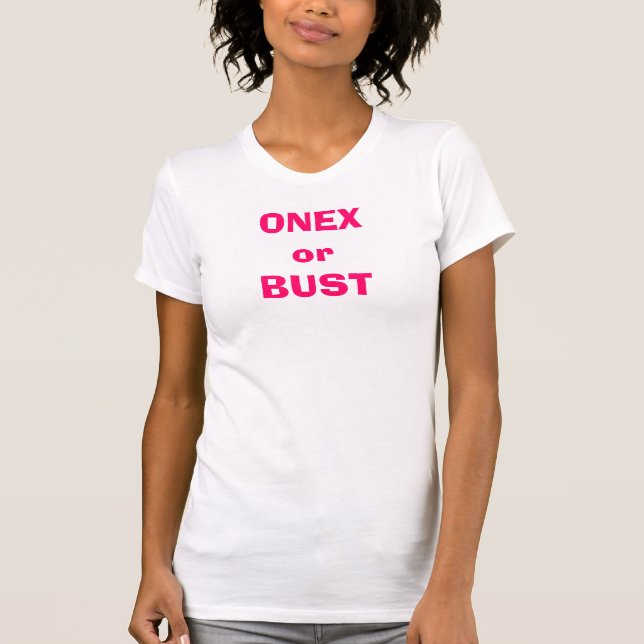 Camiseta ONEXorBUST (Frente)