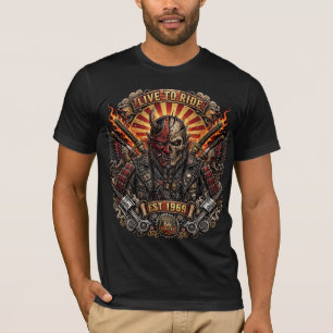 Camiseta Oni Biker Samurai , Viva para Pedalar Samurai Oni