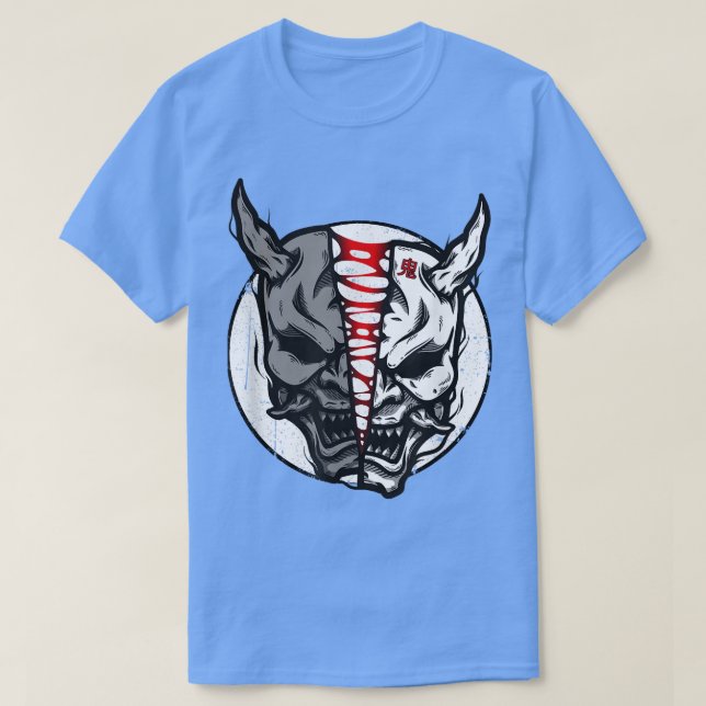 Camiseta Oni Demon Japan Devil (Frente do Design)