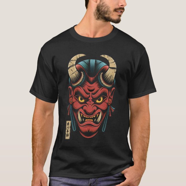 Camiseta Oni Mask Japonês (Frente)