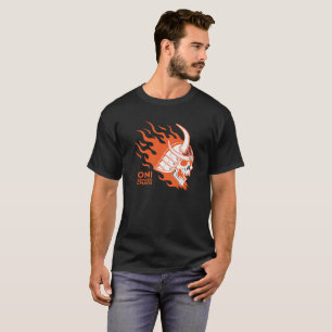Camiseta Oni Samurai Caos – Feroz Guerreiro Demônio Japonês