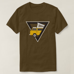 Camiseta ônibus amarelo clássico do triângulo