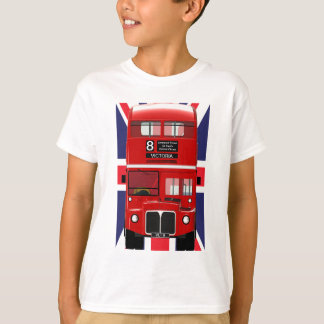 Camiseta Ônibus de Londres com Union Jack