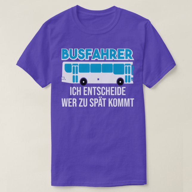 Camiseta Ônibus de ocupação de ônibus muito tarde (Frente do Design)