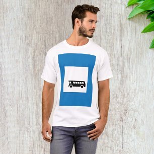 Camiseta Ônibus de transporte público - Sinal de trânsito u