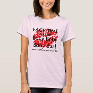 Camiseta ônibus do bebê do bebê do bebê
