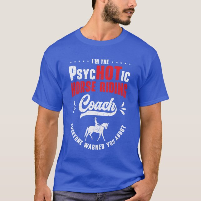 Camiseta Ônibus Equestriano Engraçado Frio psicótico engraç (Frente)